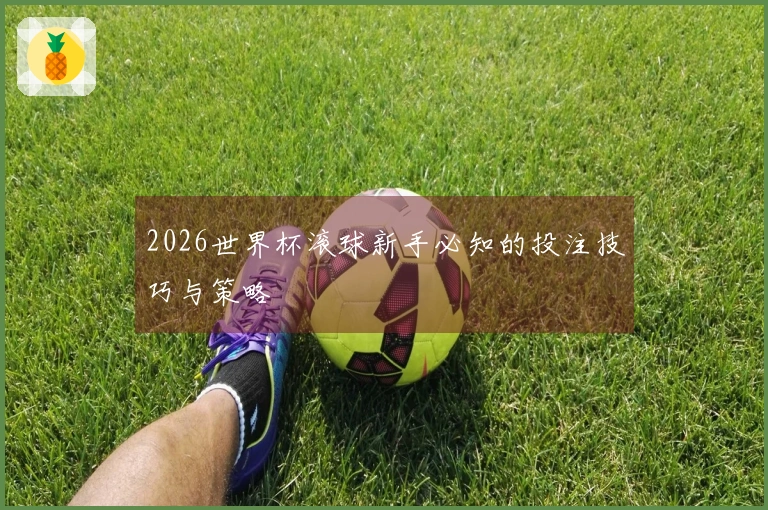 2026世界杯滚球新手必知的投注技巧与策略